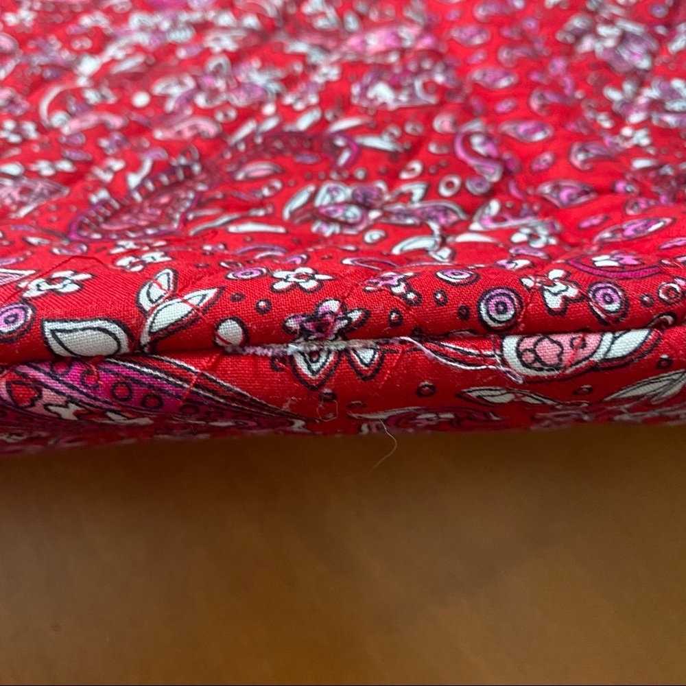 **3 for $20!!** Paisley Tote Bag Red Pink Pouch - Picture 11 of 11